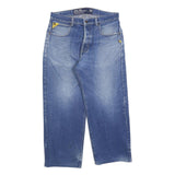 DOORS DENIM Mens Jeans Blue Relaxed Straight Denim Medium W34 L27 Casual Zip