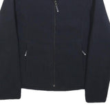 SWITCHER Womens Navy Blue Jacket M Polyester Zip Plain Casual Lightweight