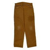 Dickies Carpenter Trousers - 33W 32L Brown Cotton