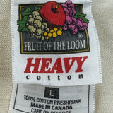 Chemainus Vancouver Island Fruit Of The Loom Single Stitch T-Shirt - Large Cream Cotton