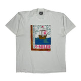 44Th Annual Contraband Days 1999 5-Miler Screen Stars Graphic T-Shirt - XL White Cotton Blend