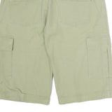 FOLLOW ME Mens Cotton Beige Cargo Shorts L W30 Utility Pockets