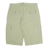FOLLOW ME Mens Cotton Beige Cargo Shorts L W30 Utility Pockets