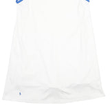 RALPH LAUREN SPORT Womens White & Blue Sleeveless Day Polyester Blend Dress XL