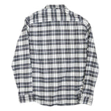 ORIGINAL PENGUIN Mens Blue & White Plaid Shirt XL Cotton Blend Casual Button-Up