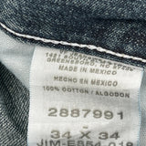 Lee Carpenter Pants - 34W 34L Acid Wash Cotton