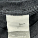Nike T-Shirt - Medium Black Cotton