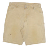 DICKIES Mens Shorts Beige Casual XL W34 Cotton Blend Workwear