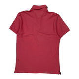 Tommy Hilfiger Slim Fit Polo Shirt - Small Red Cotton