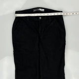 Carhartt Carpenter Trousers - 28W UK 8 Black Cotton