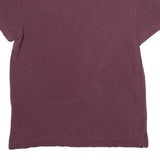 TOMMY HILFIGER Mens Maroon Short Sleeve Polo Shirt M Cotton Casual Basic