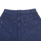 Womens Blue Cotton Denim Casual Shorts L W28 Summer Wear