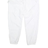 NIKE Mens Joggers White Blue Slim Tapered L W28 L25 Sportswear Casual