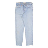 LEVI'S Womens Jeans Blue Slim Skinny Denim Light W27 L27 Button Cotton Blend