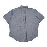 Ralph Lauren Striped Short Sleeve Shirt - 2XL Blue Cotton