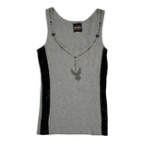 Harley Davidson Graphic Tank Top - Small Black Cotton