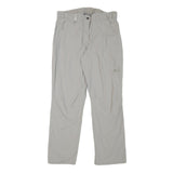 JACK WOLFSKIN Womens Regular Fit Beige Polyester Blend Trousers W32 L29 Outdoor