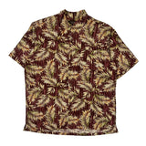 Tasso Elba Floral Hawaiian Shirt - Large Multicoloured Silk Blend