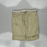 True Religion Chino Shorts - 25W UK 6 Beige Cotton