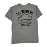 A.D. Farrow Co. Harley Davidson Graphic T-Shirt - Medium Grey Polyester Blend