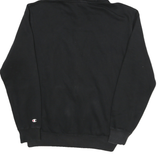CHAMPION Mens Black Zip Hoodie S Cotton Blend Casual Zip Up Sweatshirt
