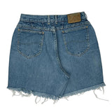Lee Denim Shorts - 30W UK 12 Blue Denim