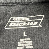 Dickies Long Sleeve T-Shirt - Large Black Cotton
