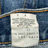 Levis 505 Jeans - 36W 30L Blue Cotton