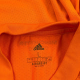 Manchester United Adidas Football Football Shirt - Large Orange Polyester