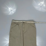Wrangler Cargo Trousers - 32W 32L Beige Cotton