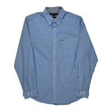 Tommy Hilfiger Checked Shirt - Medium Blue Cotton
