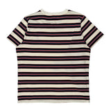 Polo By Ralph Lauren Striped T-Shirt - Large Blue Cotton