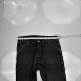 Wrangler Carpenter Pants - 38W 34L Black Cotton