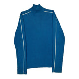 Tommy Hilfiger 1/4 Zip - Large Blue Cotton