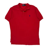 Polo By Ralph Lauren Polo Shirt - Large Red Cotton