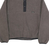 WOOLRICH Mens Grey Plain Jumper 1/4 Zip Polyester M Casual Comfortable Outerwear