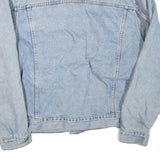 LEE Mens Blue Denim Button Jacket XL Cotton Blend Classic Vintage Style