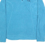 THE NORTH FACE Womens Blue Pullover Plain Crew Neck Basic Knit Jumper S Outdoor