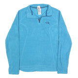 THE NORTH FACE Womens Blue Pullover Plain Crew Neck Basic Knit Jumper S Outdoor