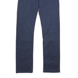 LEVI'S Boys Navy Blue Regular Fit Straight Leg Cotton Blend Trousers W26 L30