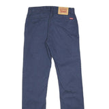 LEVI'S Boys Navy Blue Regular Fit Straight Leg Cotton Blend Trousers W26 L30