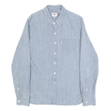 LEVI'S Mens Blue Cotton Shirt S Casual Long Sleeve Button Pocket