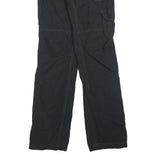 OP Womens Black Regular Fit Straight Leg Polyester Blend Trousers W28 L32 Casual