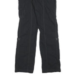 OP Womens Black Regular Fit Straight Leg Polyester Blend Trousers W28 L32 Casual