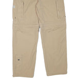 OLD KHAKI Mens Cotton Blend Beige Relaxed Cargo Trousers W35 L32