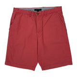 Tommy Hilfiger Chino Shorts - 35W 9L Red Cotton