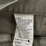 Carhartt Carpenter Trousers - 30W 30L Grey Cotton