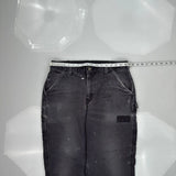 Carhartt Double Knee Carpenter Pants - 34W 30L Gray Cotton