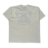 Sectional Tournament Fruit Of The Loom Single Stitch T-Shirt - XL White Cotton Blend