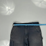 Carhartt Carpenter Trousers - 33W 30L Grey Cotton